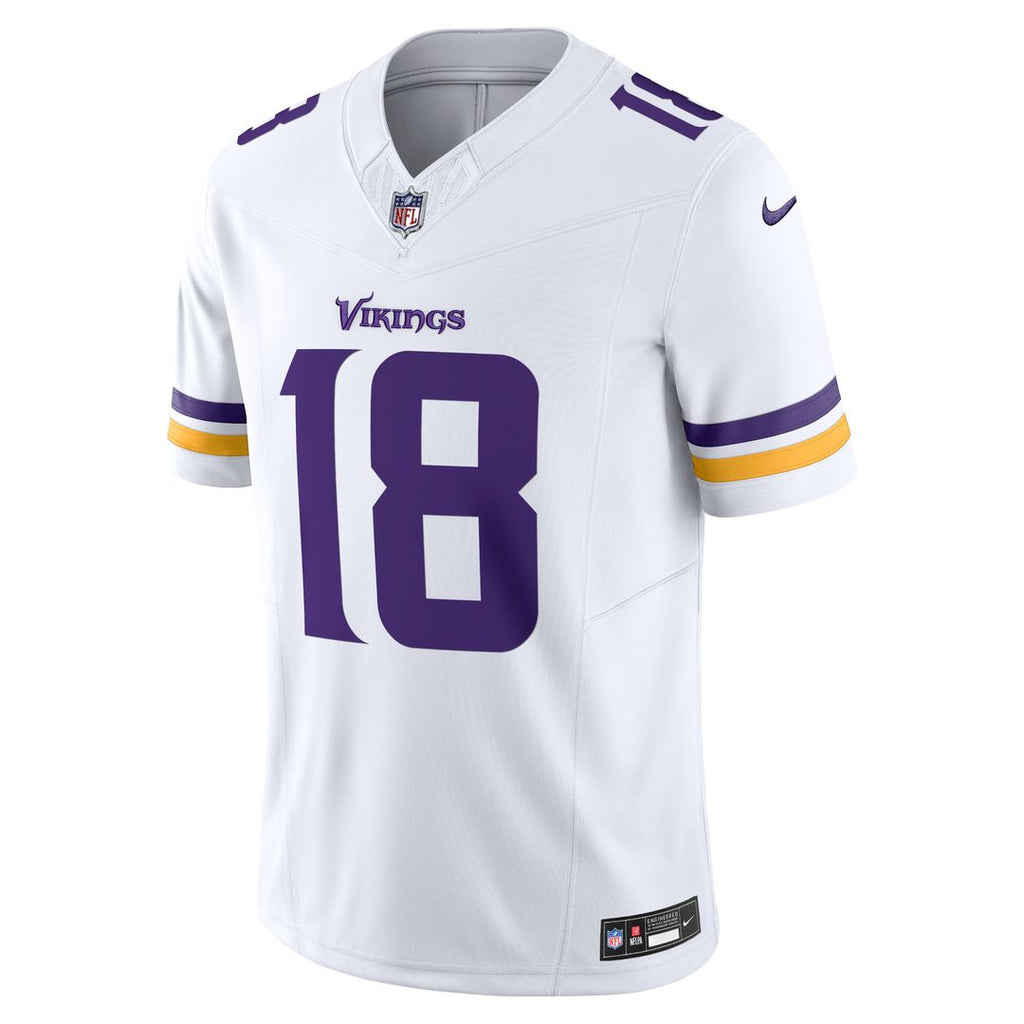 Justin Jefferson Minnesota Vikings Nike Vapor F.U.S.E. Limited Official Jersey - Purple