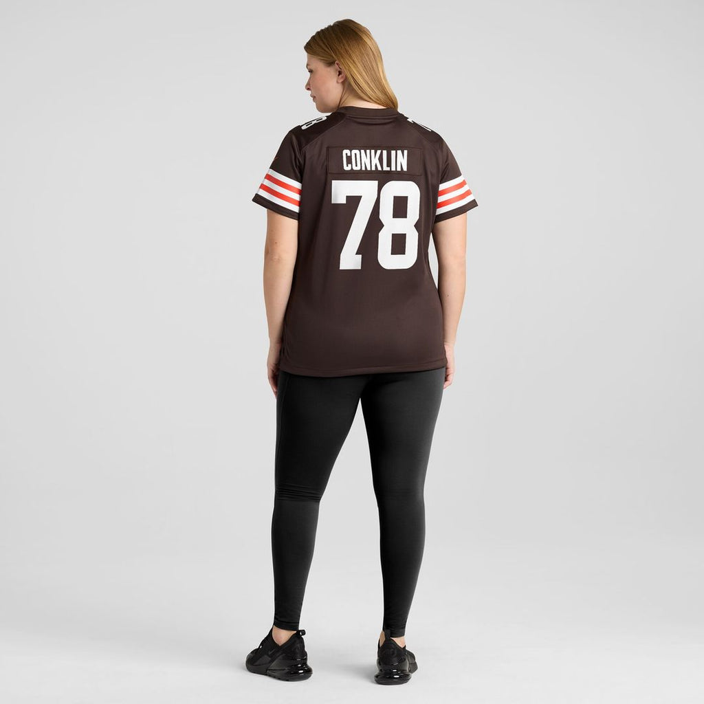 Jack Conklin Cleveland Browns Nike Women's Player Game Official Jersey - Brown