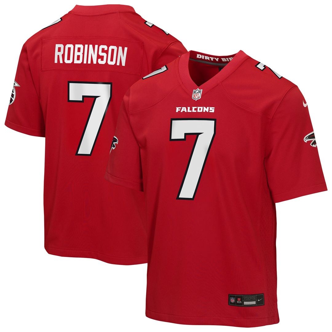 Bijan Robinson Atlanta Falcons Nike Youth Game Official Jersey - White