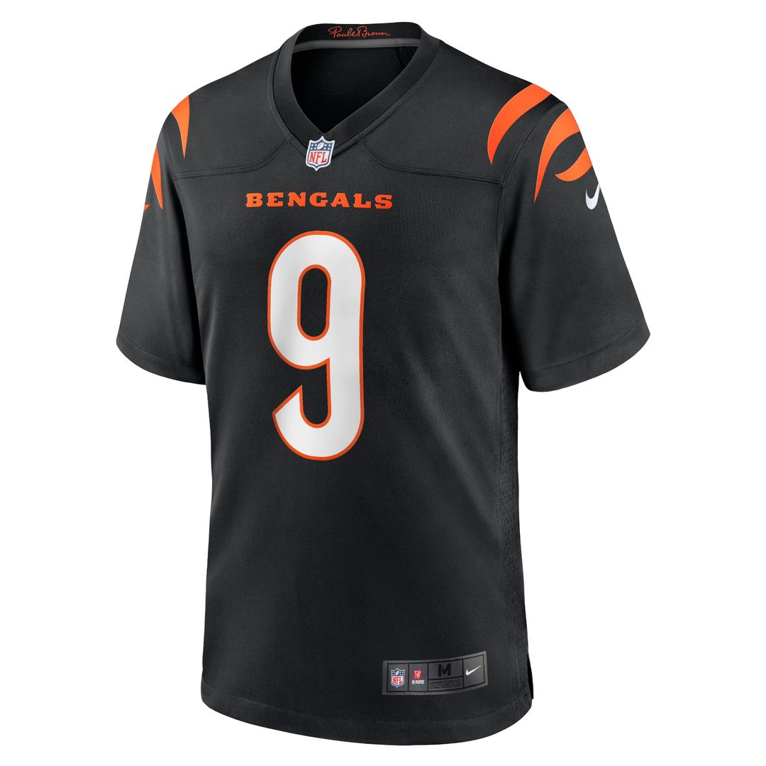 Joe Burrow Cincinnati Bengals Nike Player Game Official Jersey - Black