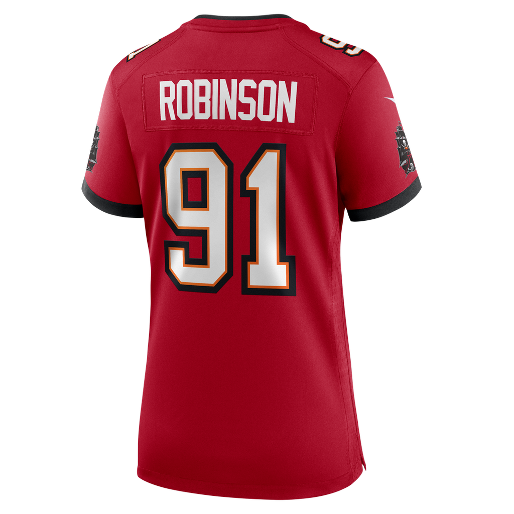 A'Shawn Robinson Tampa Bay Buccaneers Nike Women's Team Game Official Jersey - Red
