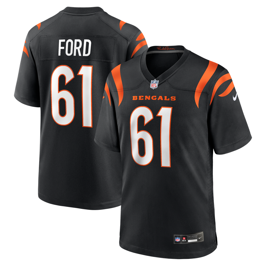 Cody Ford Cincinnati Bengals Nike Game Official Jersey - Black