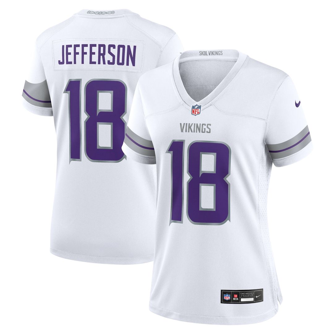 Justin Jefferson Minnesota Vikings Nike Women's Player Official Jersey - Purple
