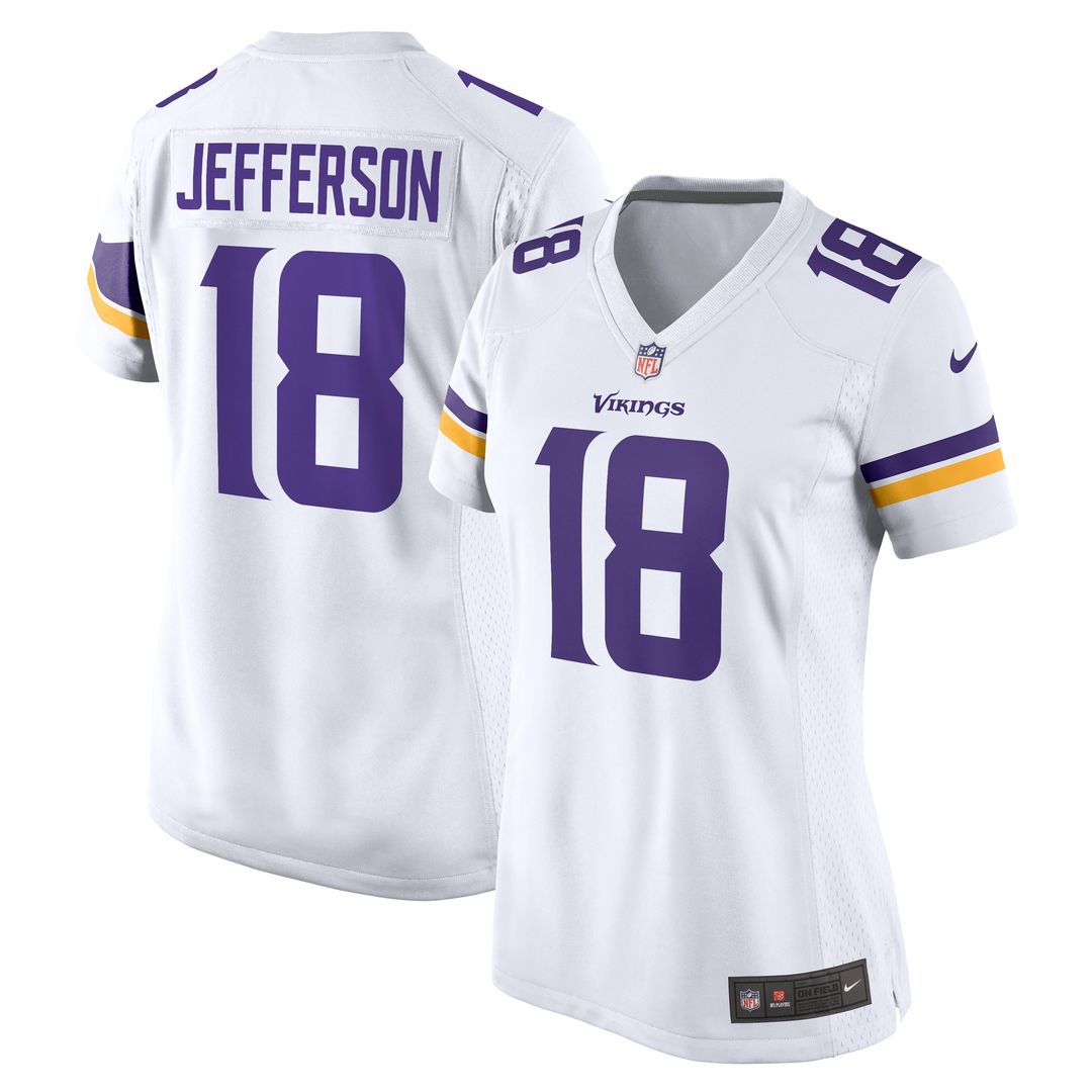 Justin Jefferson Minnesota Vikings Nike Women's Game Official Jersey - Purple